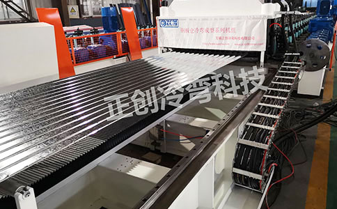 公路涵洞波纹板成型设备